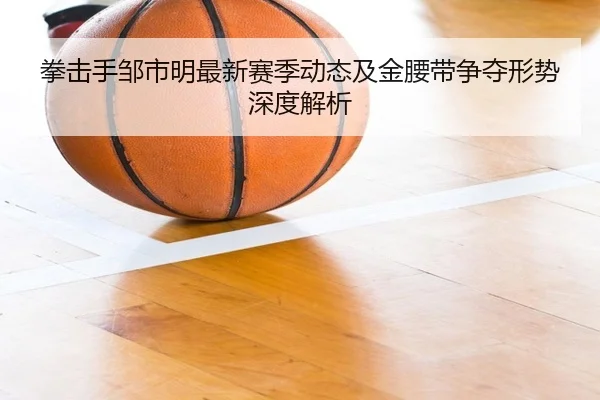 拳击手邹市明最新赛季动态及金腰带争夺形势深度解析